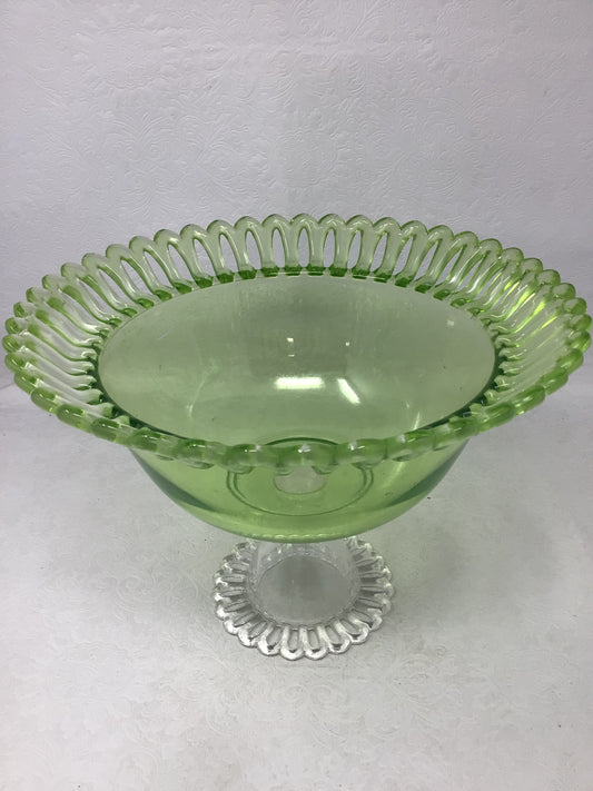 Green Glass Uranium Bowl