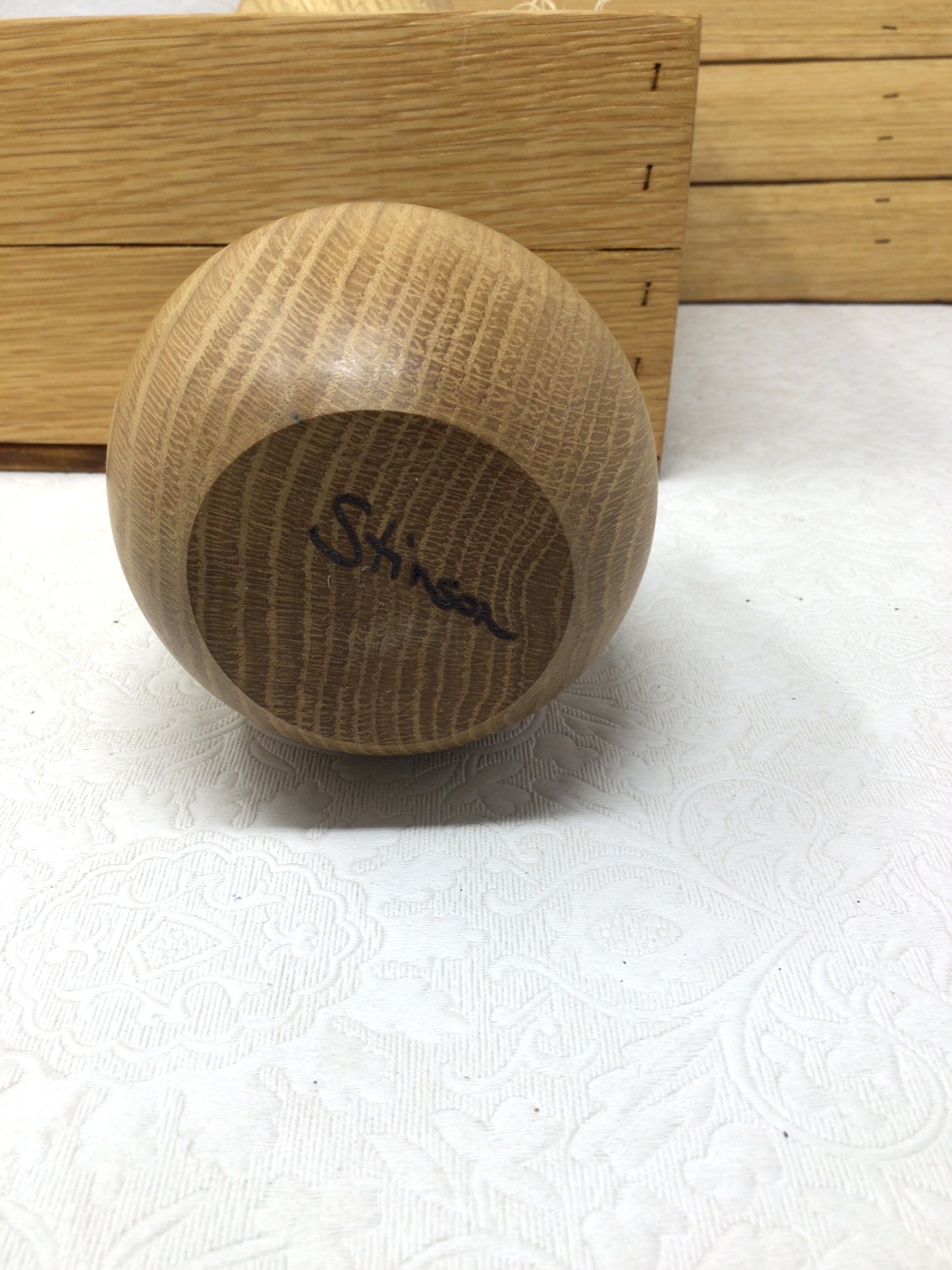 Stinson Studios Oak Whiskey Tumbler Gift Set