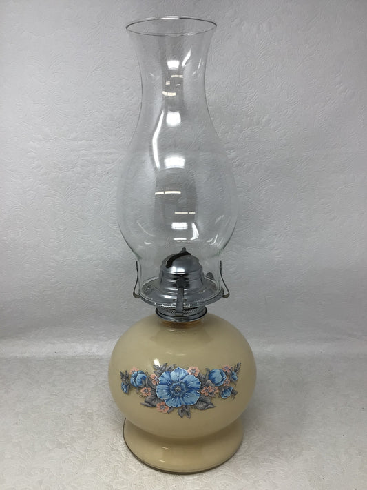 Vintage Victoria Rose Oil Lamp
