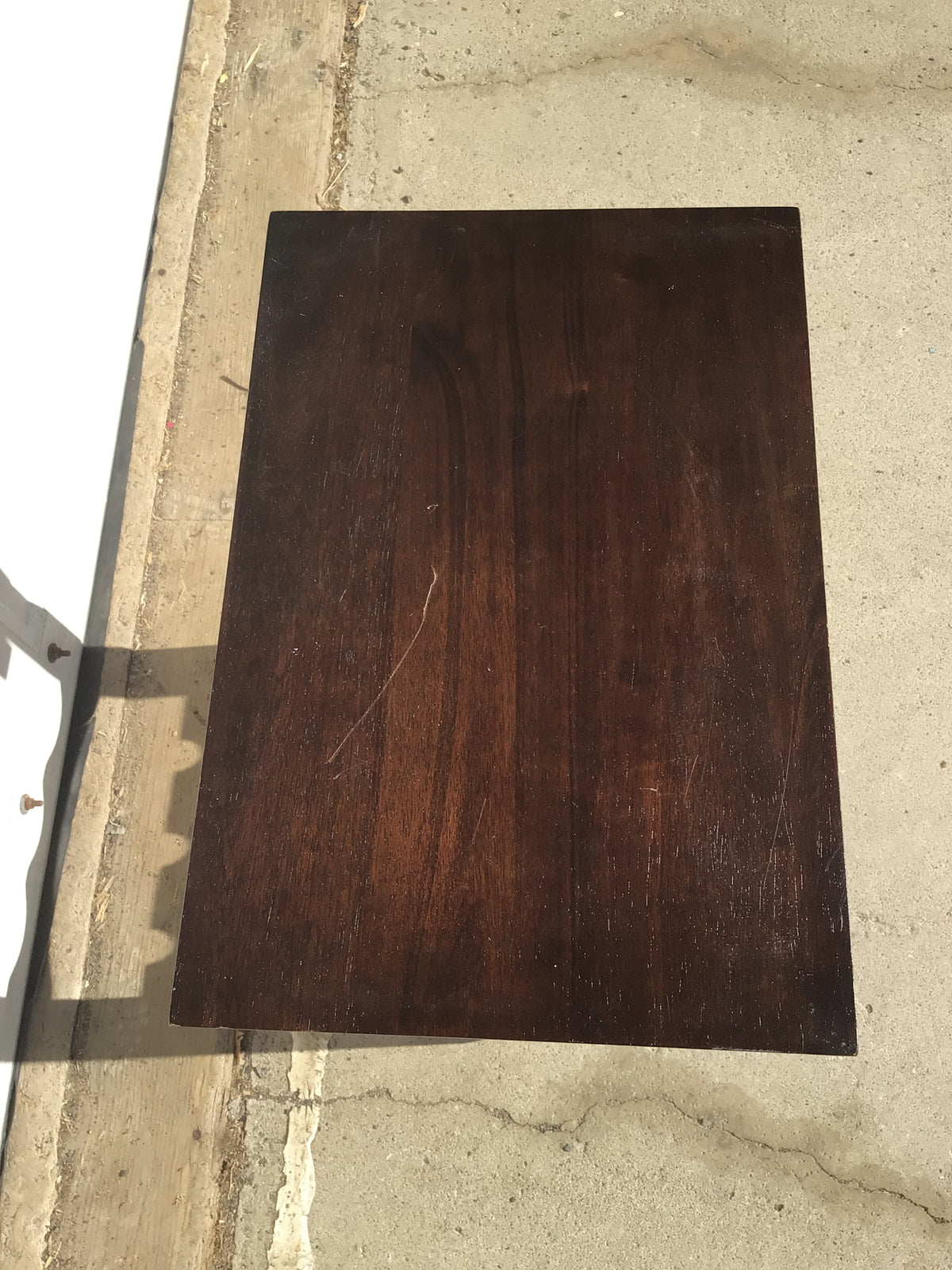 Dark Wood Wine Rack