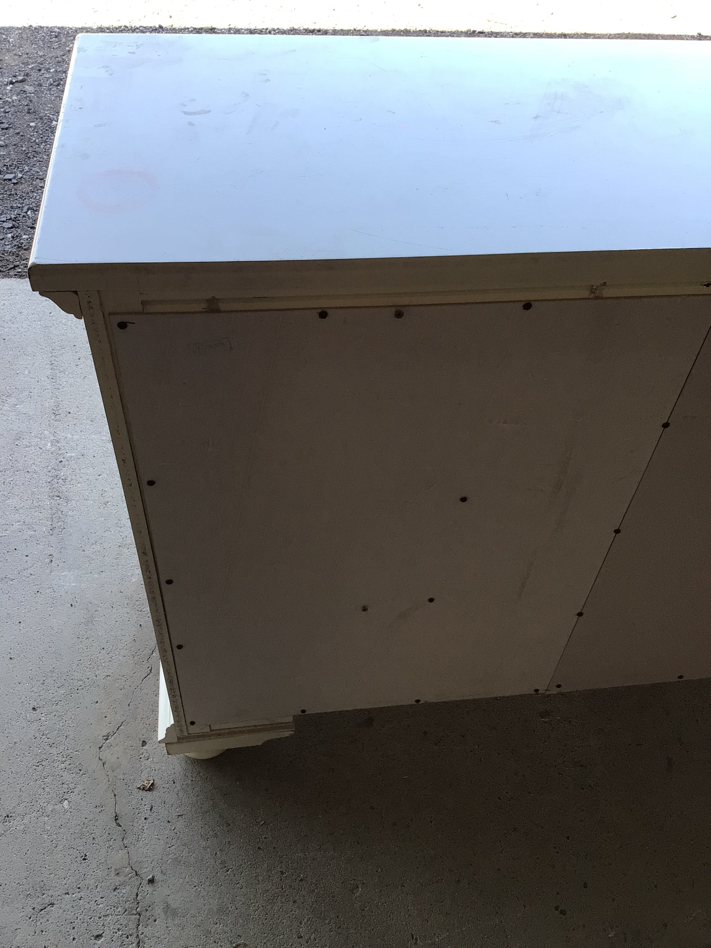 Cream Dresser with Mirror