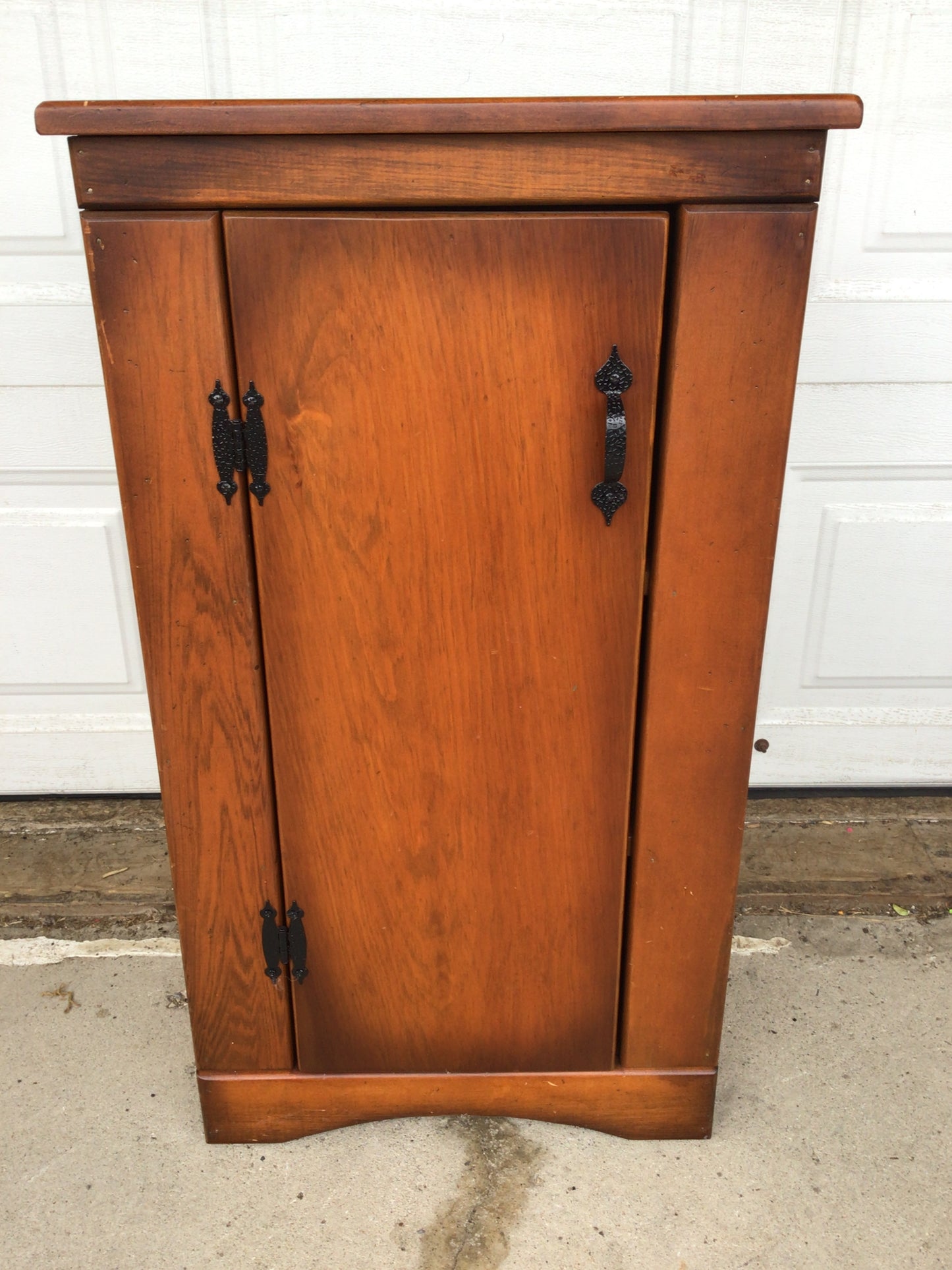 Vintage Solid Pine Small Storage Cabinet