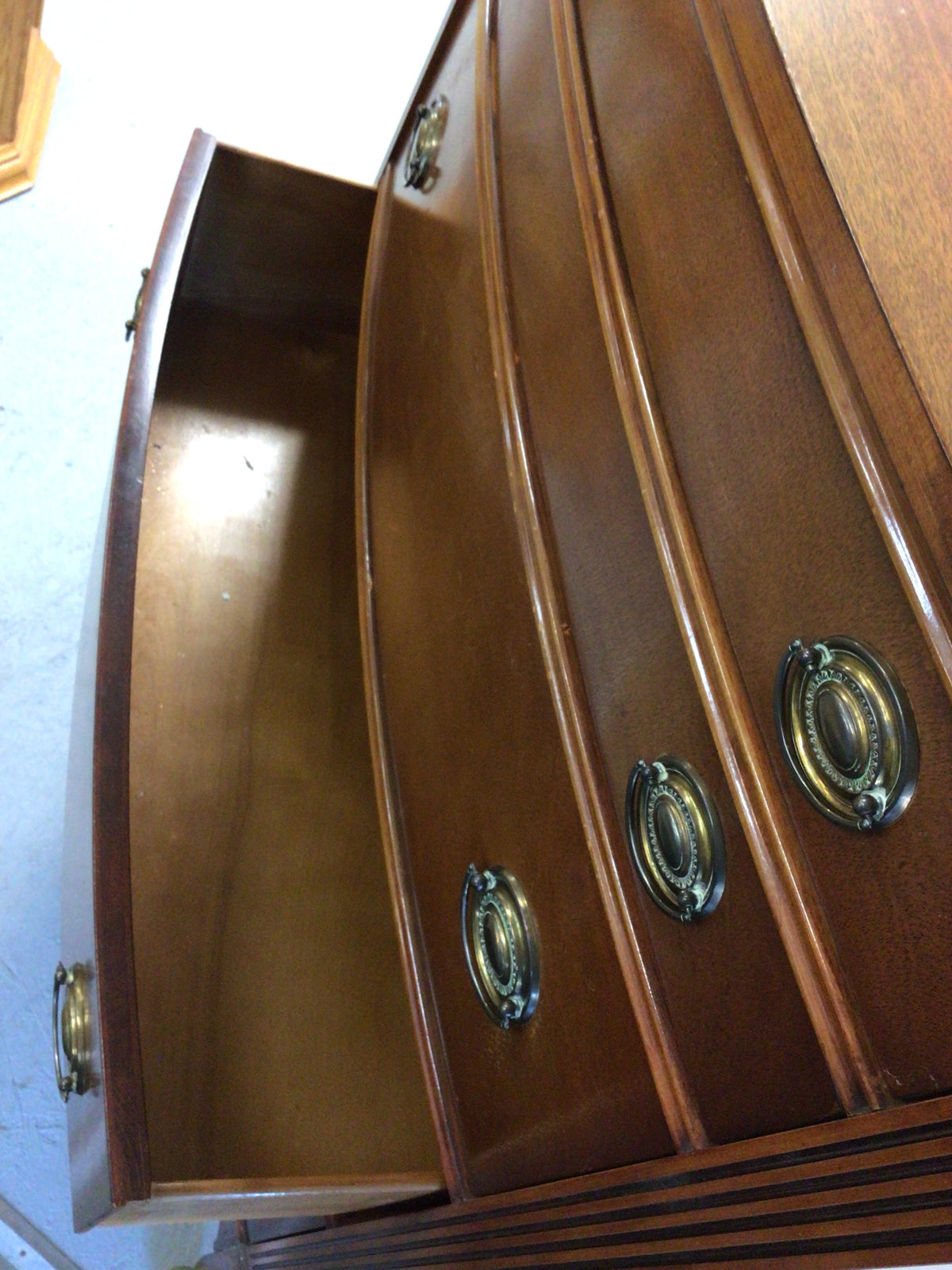 Vintage Mahogany Coloured Tallboy Dresser