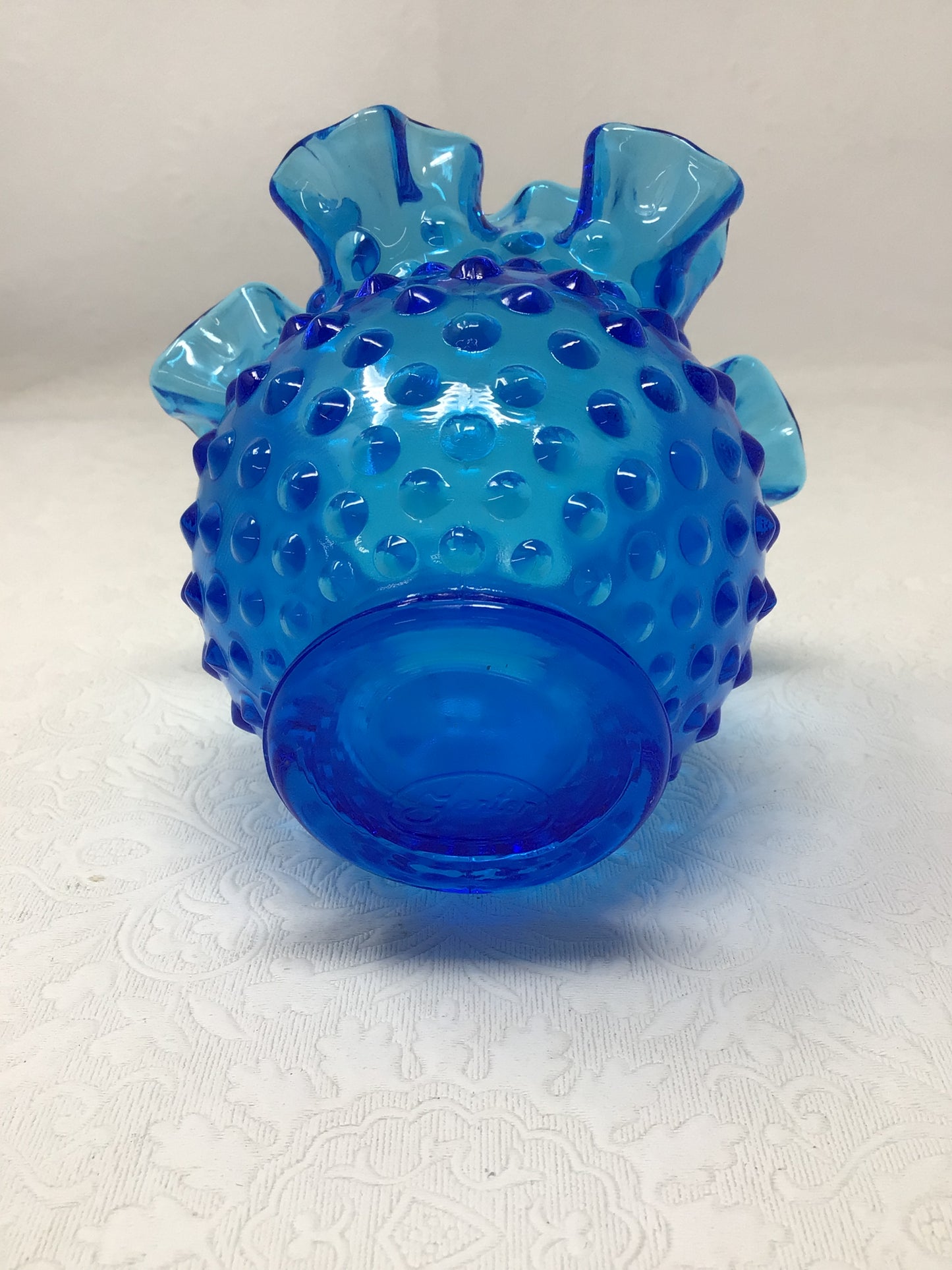 Vintage 1970s Fenton Art Glass Vase