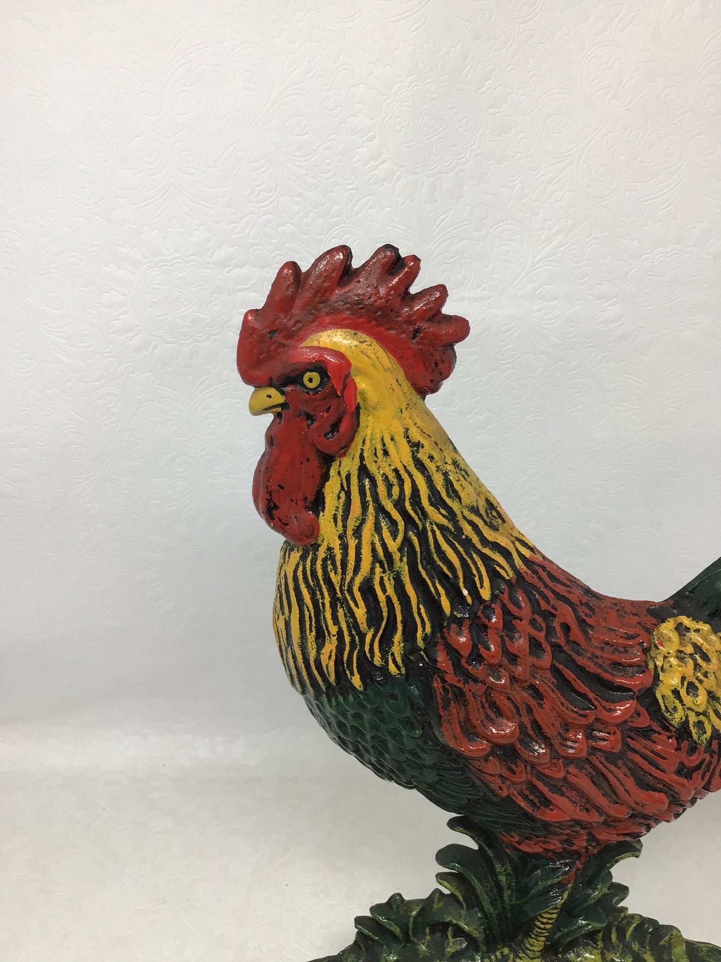 Cast Iron Rooster Doorstopper