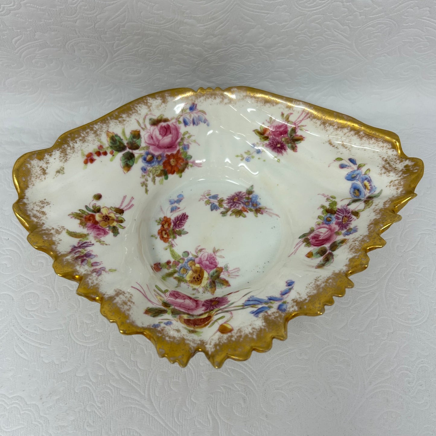 Floral Shell Trinket Dish