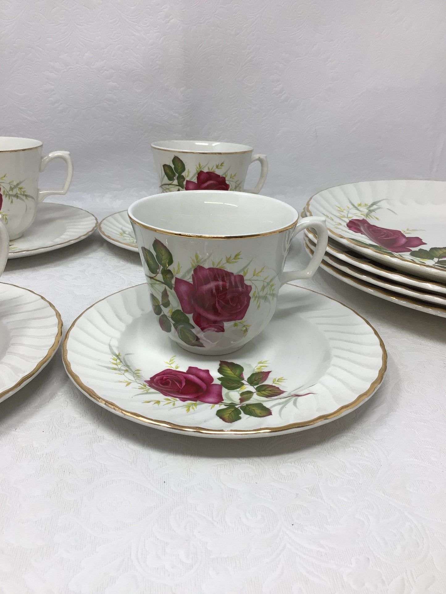 Ridgway Ironstone “Anniversary Rose” Dinnerware