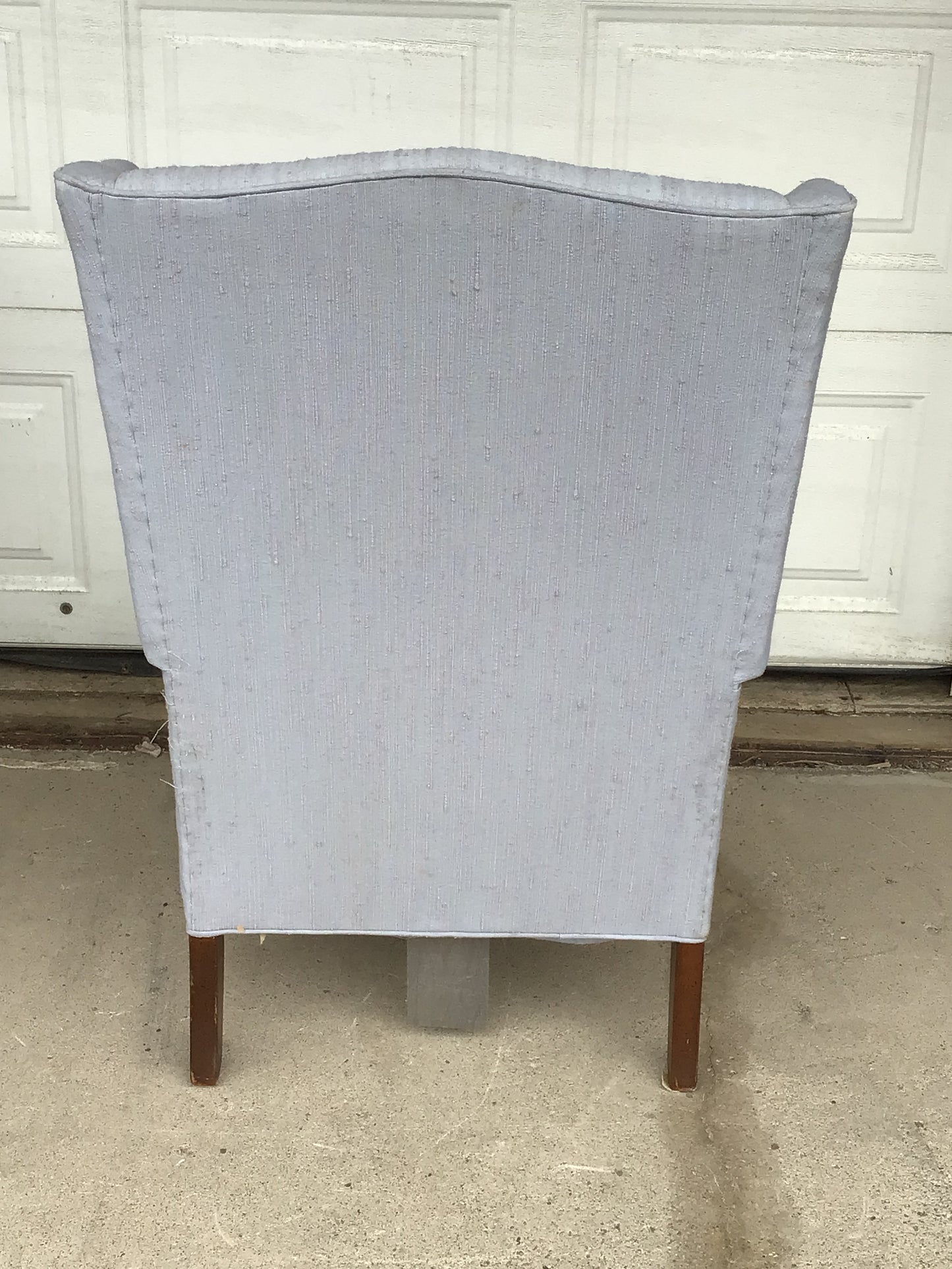 Powder Blue Wingback Chair