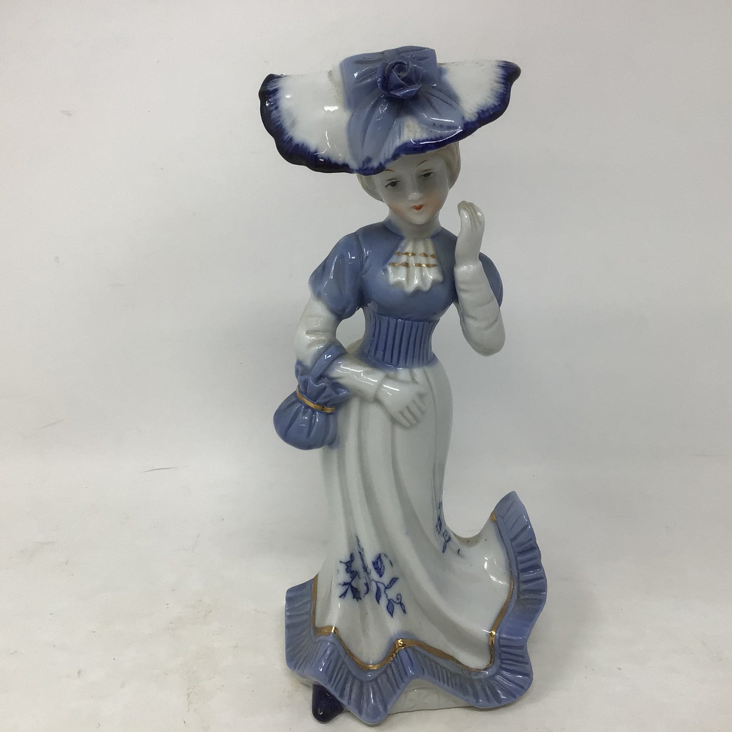 Vintage Blue & White Figurine Circa 1950’s