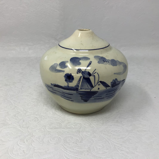 Delft Blue Windmill Lamp Base