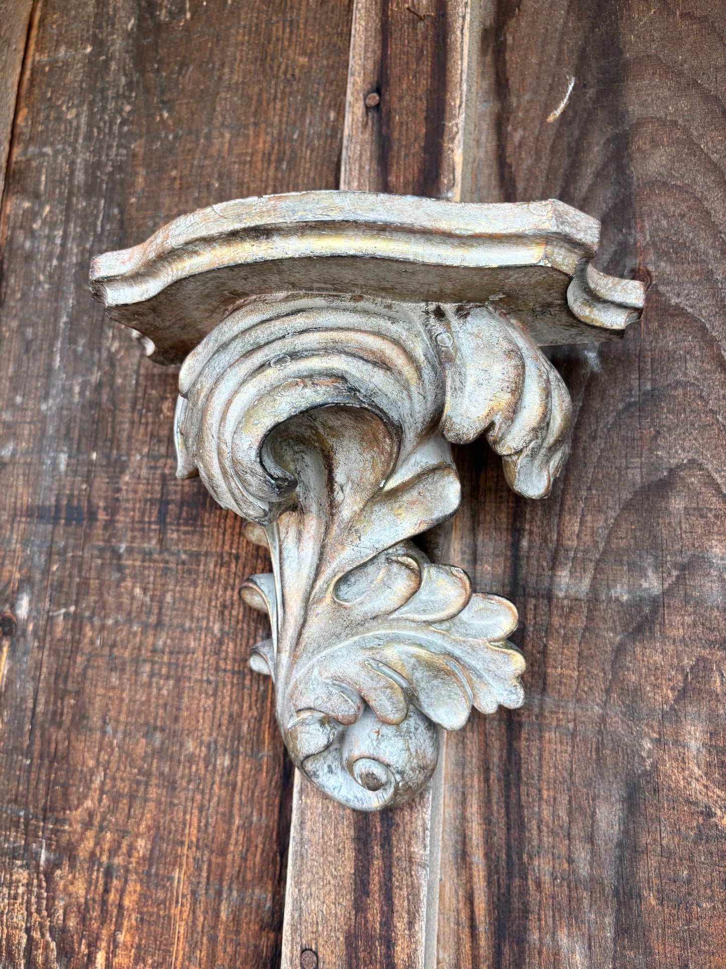 Ornate Wall Shelf Sconce