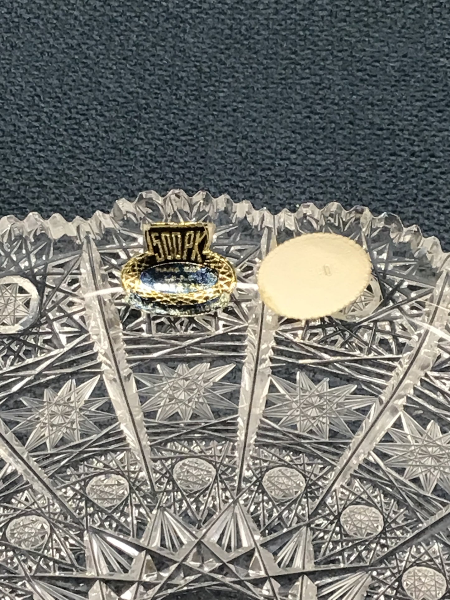 Crystal Cut Edge Dish