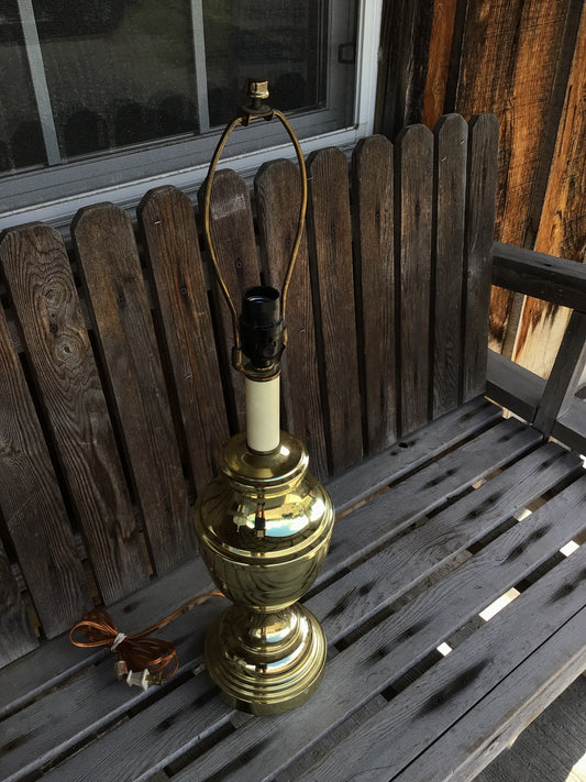 Tall Gold Lamp Base