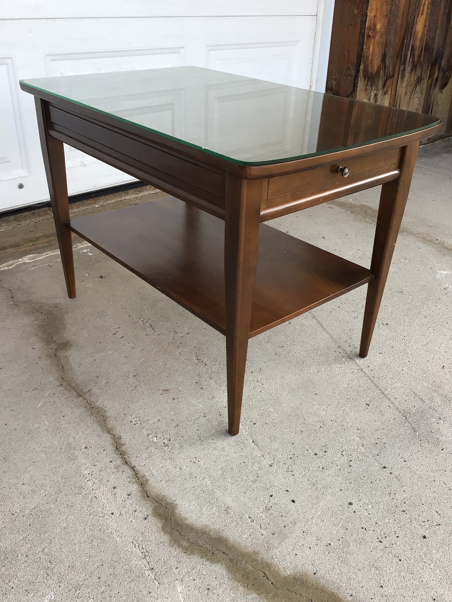 MCM 2 Tier End Table