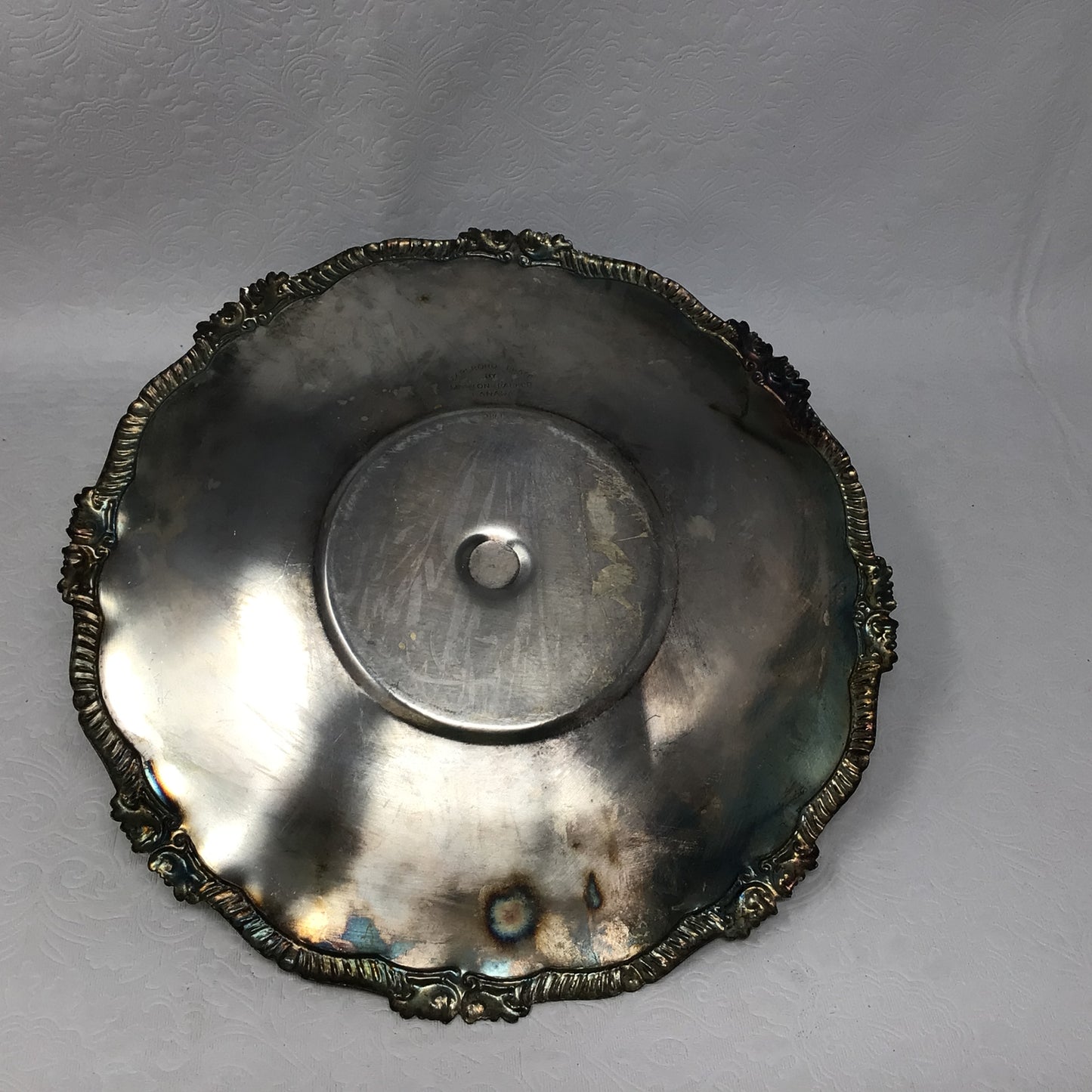 Antique Silver Serving Tray