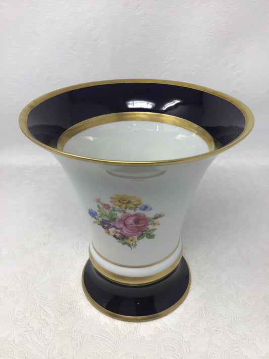 Royal Dux Trumpet Vase