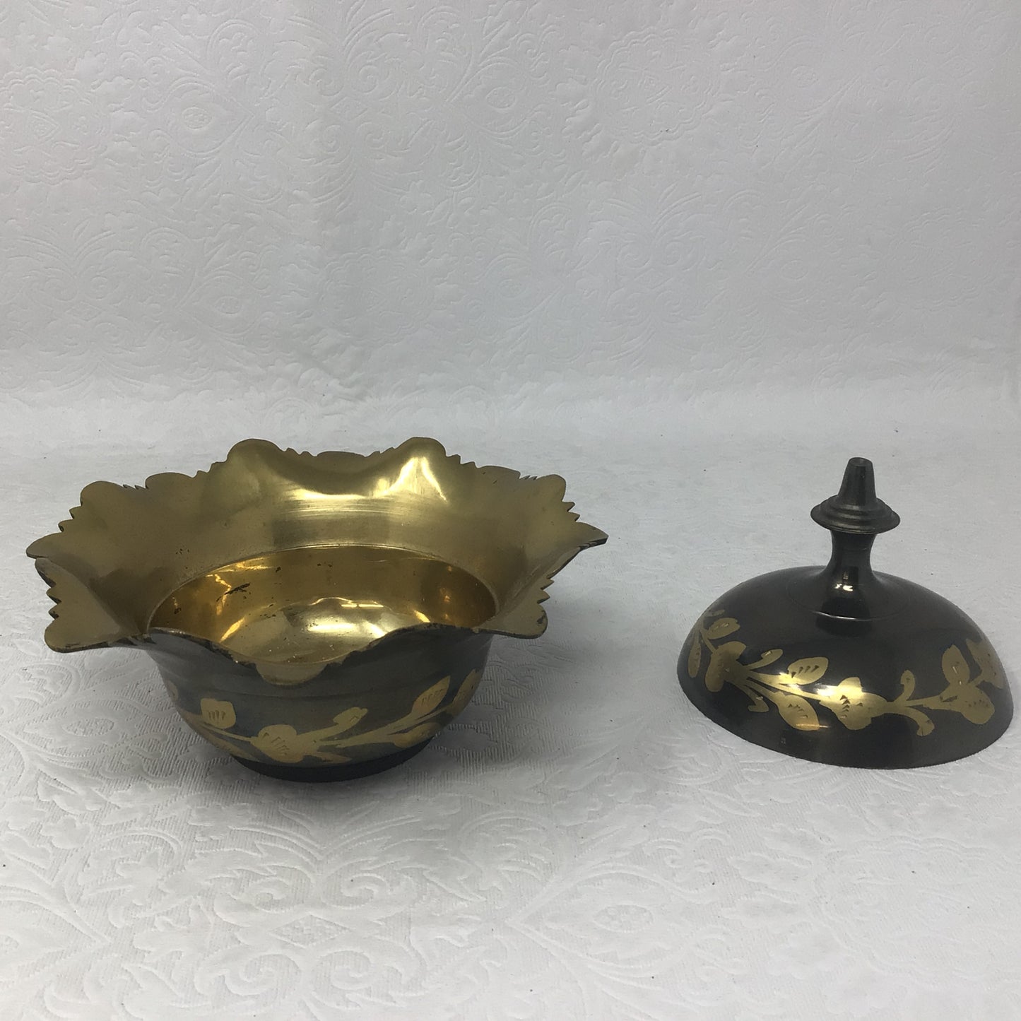 Indian Brass Trinket Dish