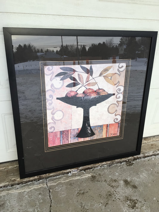 "Fruit Bowl on Silk" by Constance Bachmann