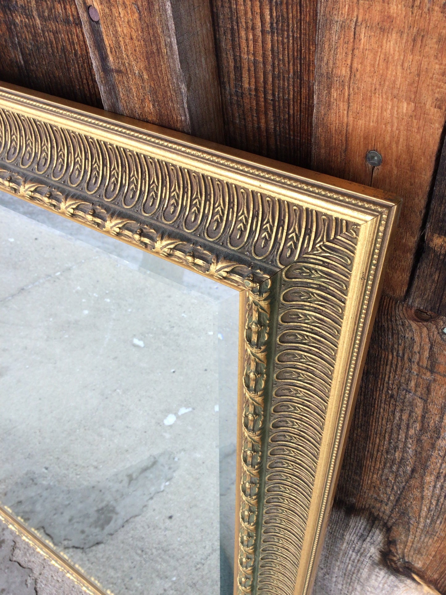 Gold Framed Large Mirror