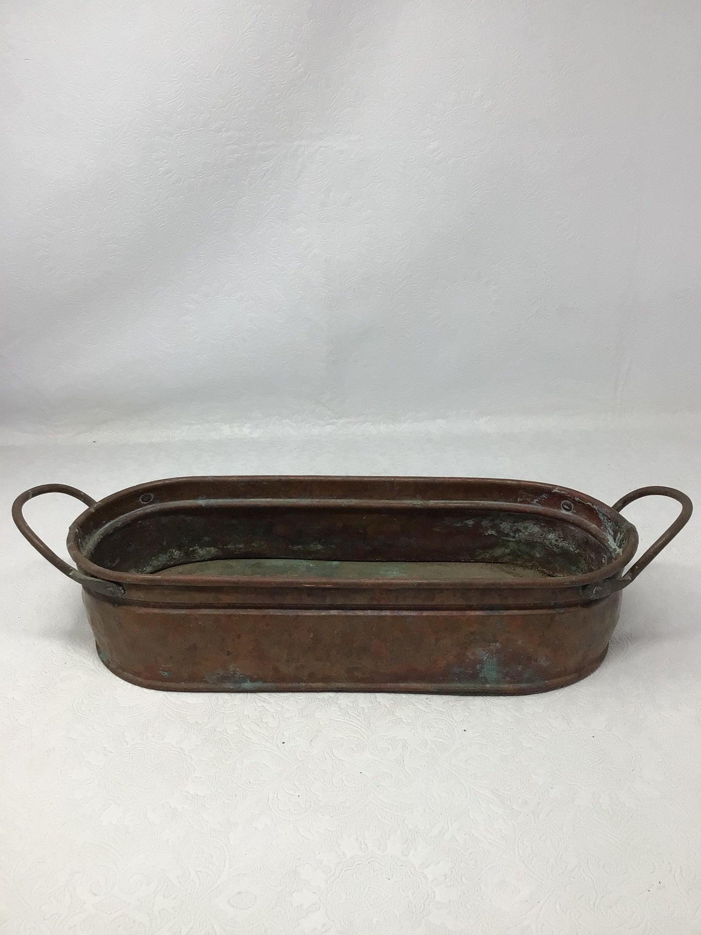 Vintage Copper Cache Pot