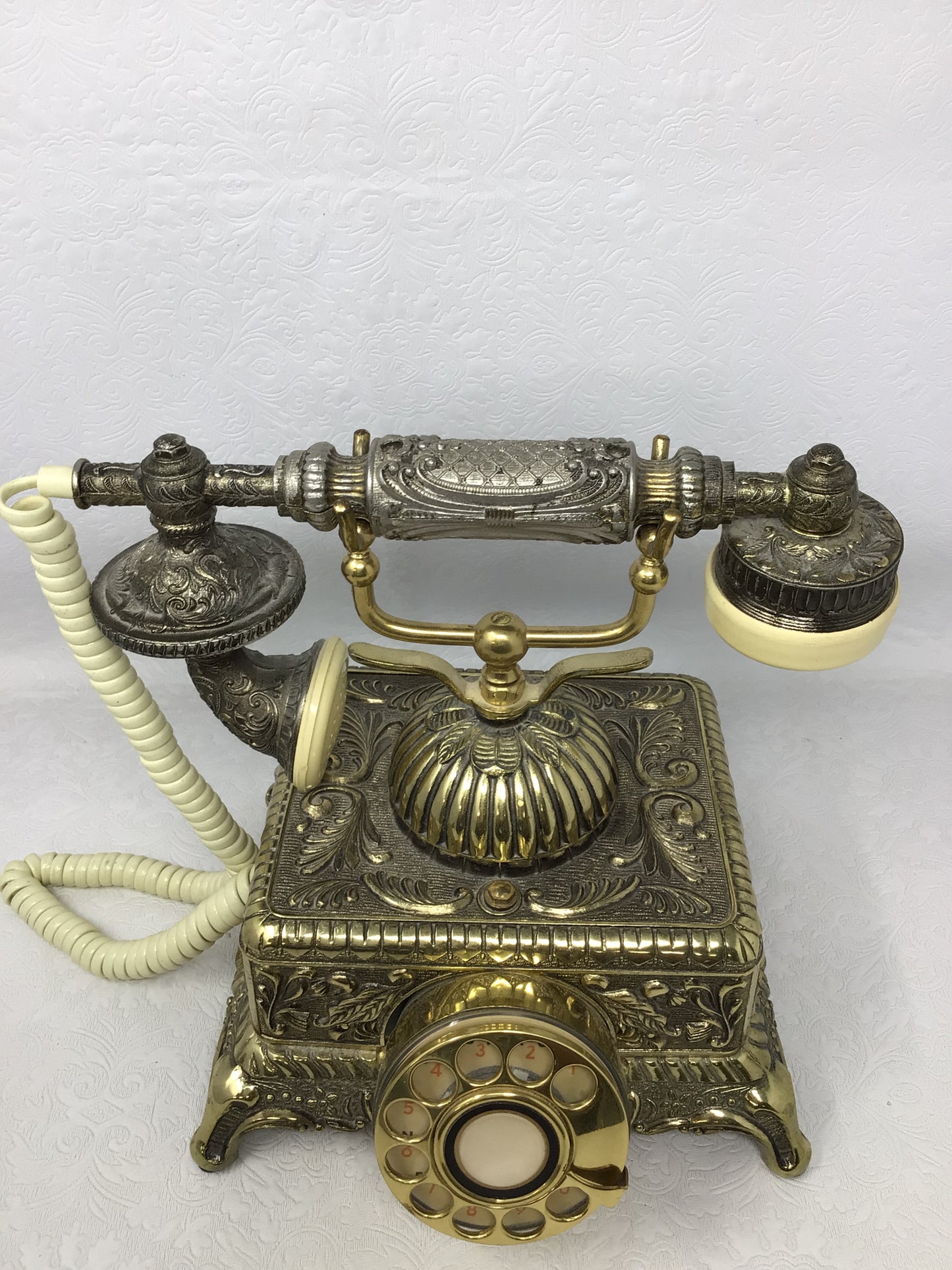 Replica Metal French Victorian Rotary Desk  Phone