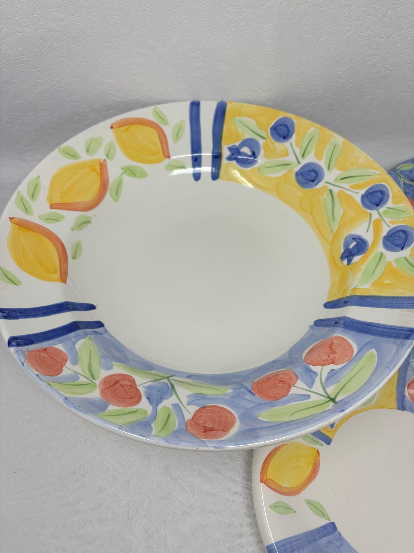 Bella Ceramics Serving Platter And Dishes