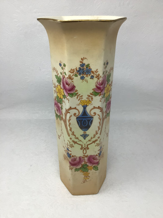 Vintage Crown Devon Fielding Blush Vase