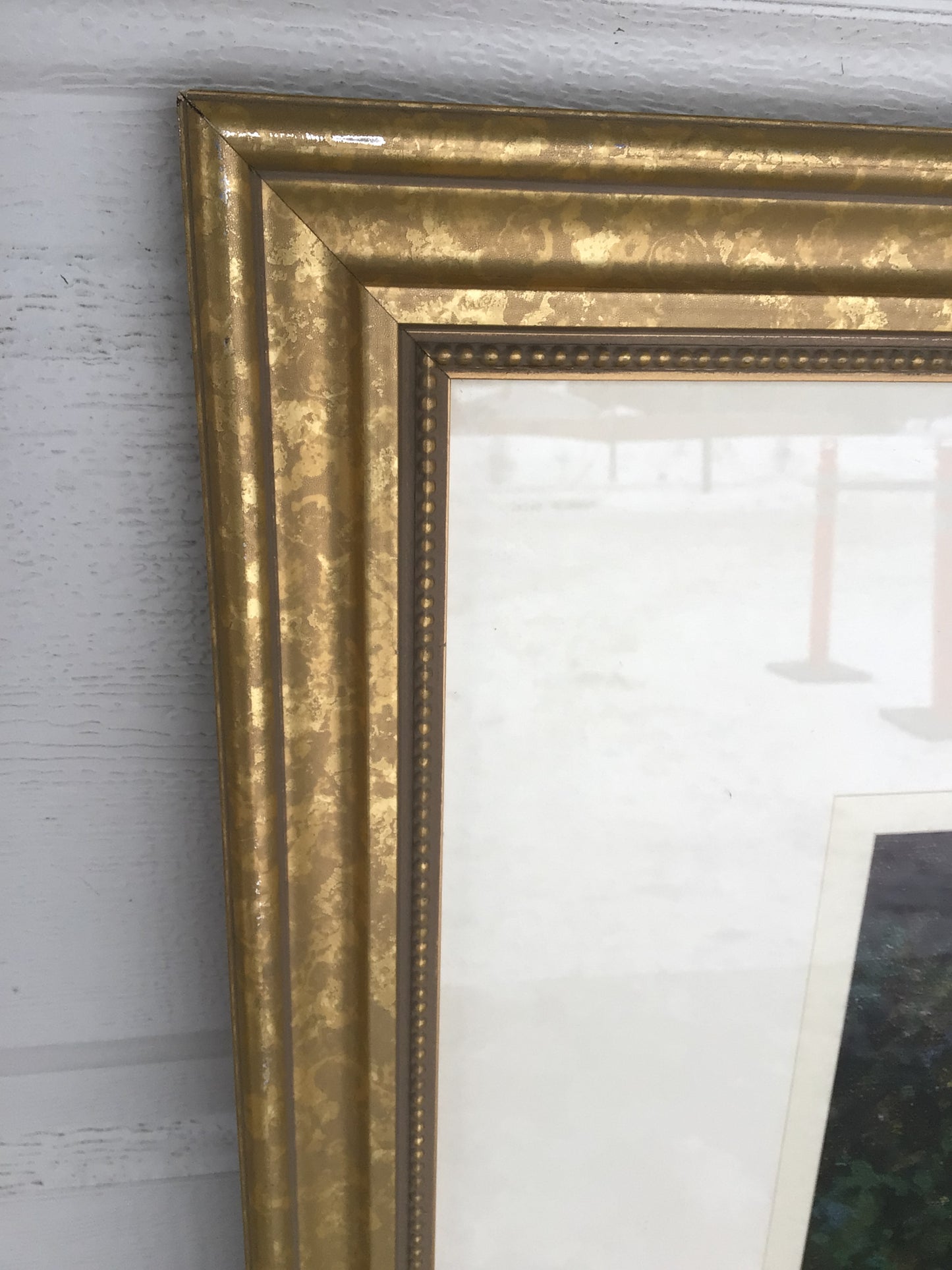 Portsmouth Doorway Print in Gold Frame