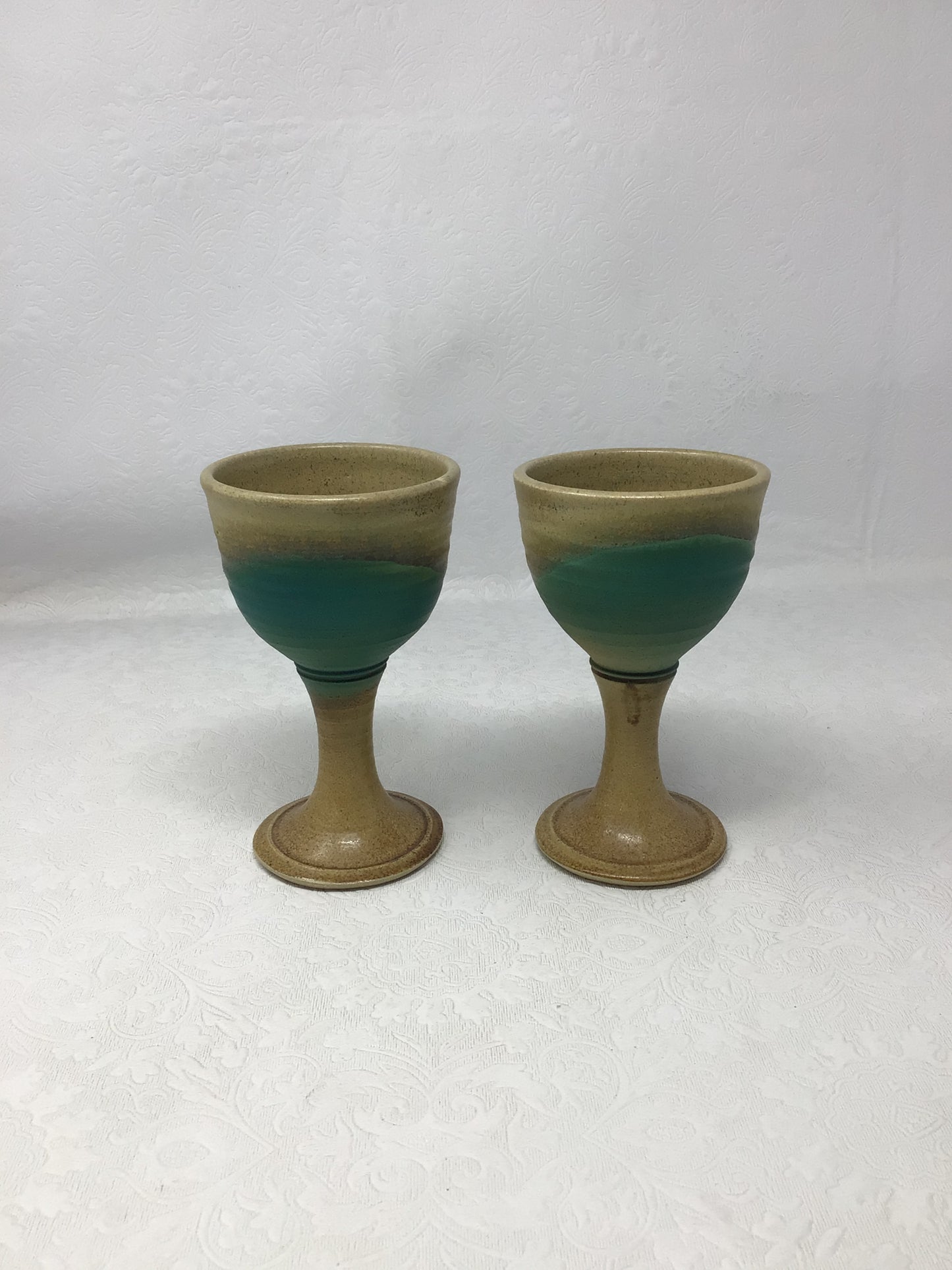 Handmade Studio Pottery Goblets