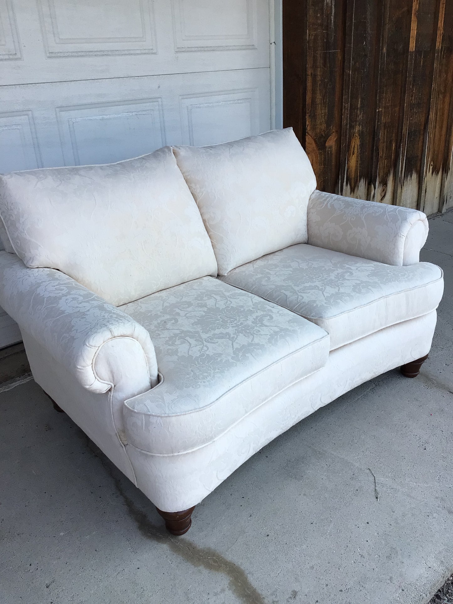 Cream Coloured Loveseat