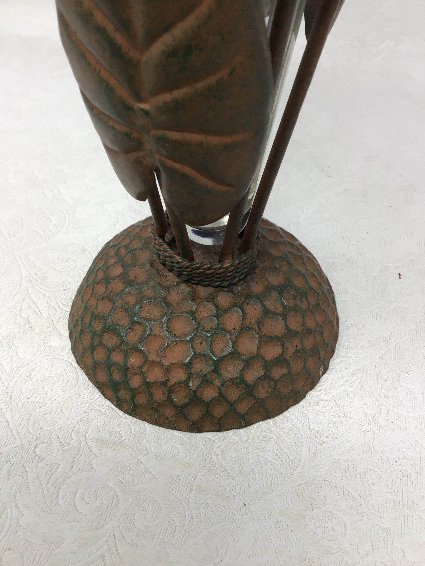 Metallic Flower Vase