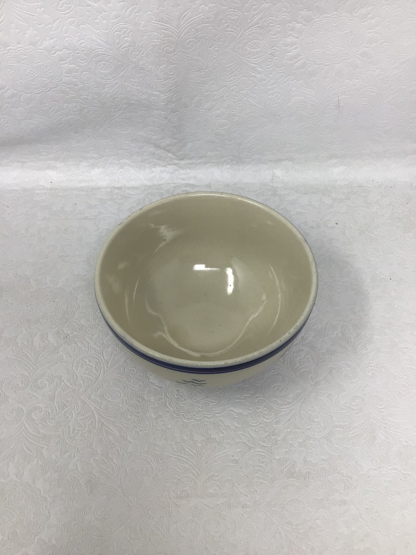 Vintage Delft Style Hand Painted Bowl