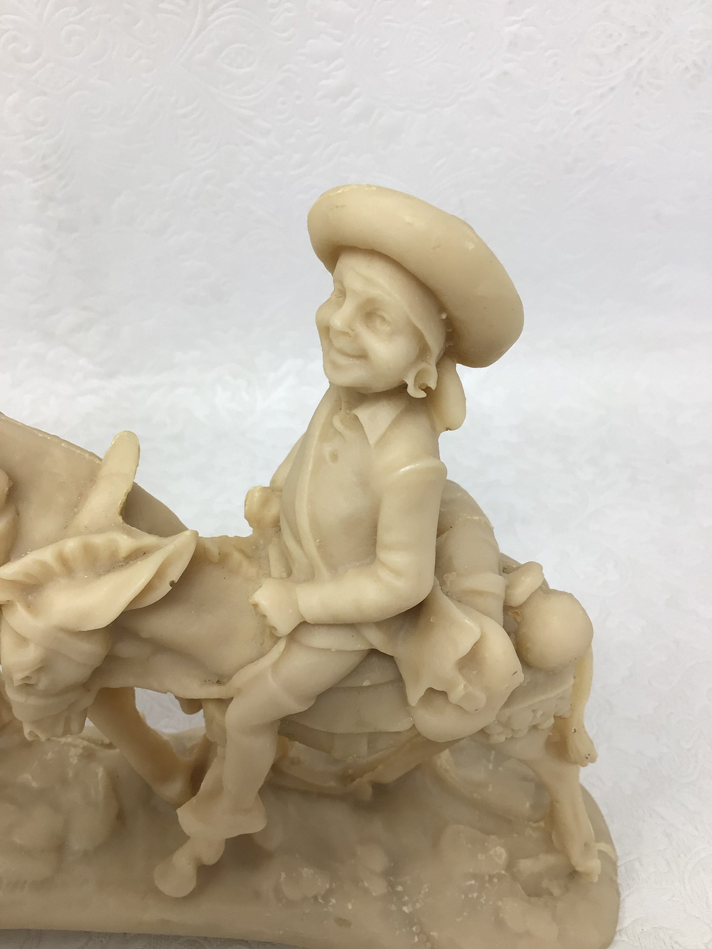 Don Quixote and Sancho Panza Stone Sculpture