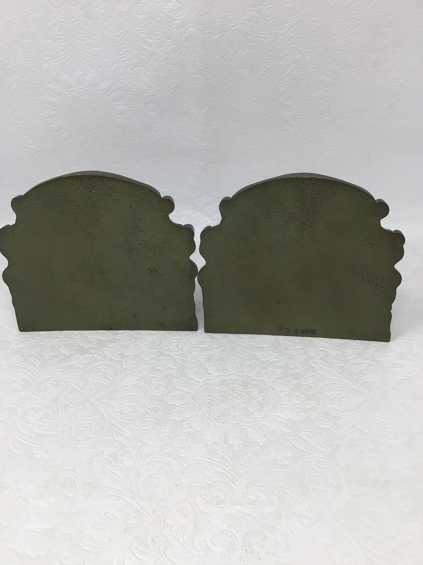 Brass Stagecoach Bookends