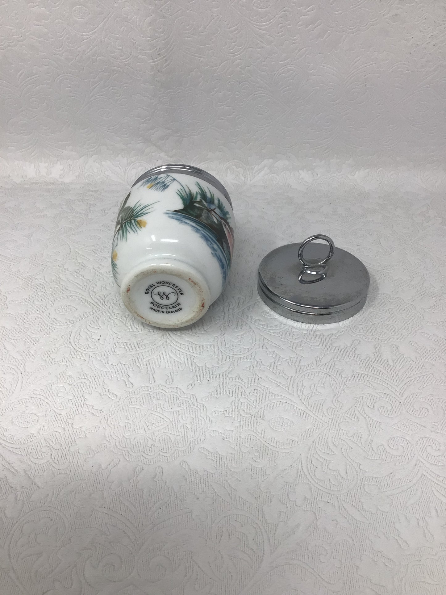 Royal Worcester Porcelain Egg Coddler