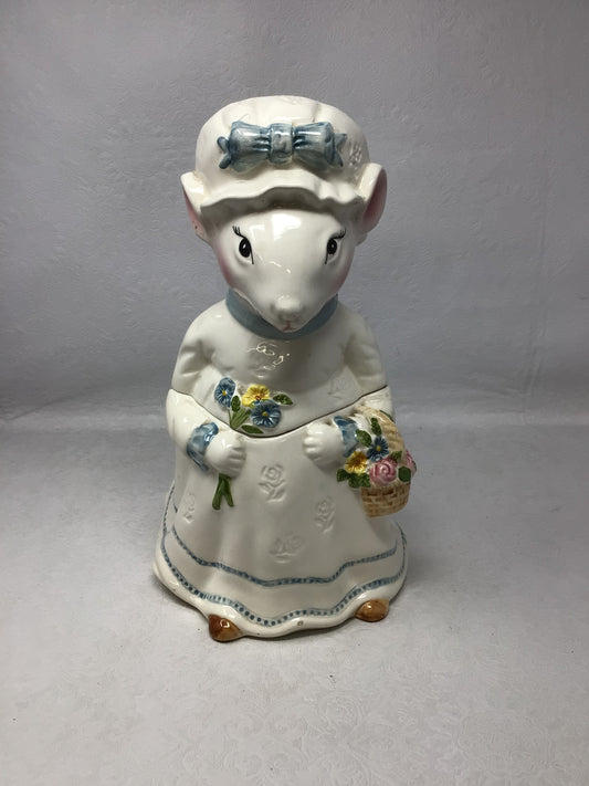 Vintage Like Granny Mouse Cookie Jar