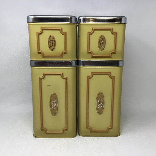 Vintage EKCO 4pc Canister Set