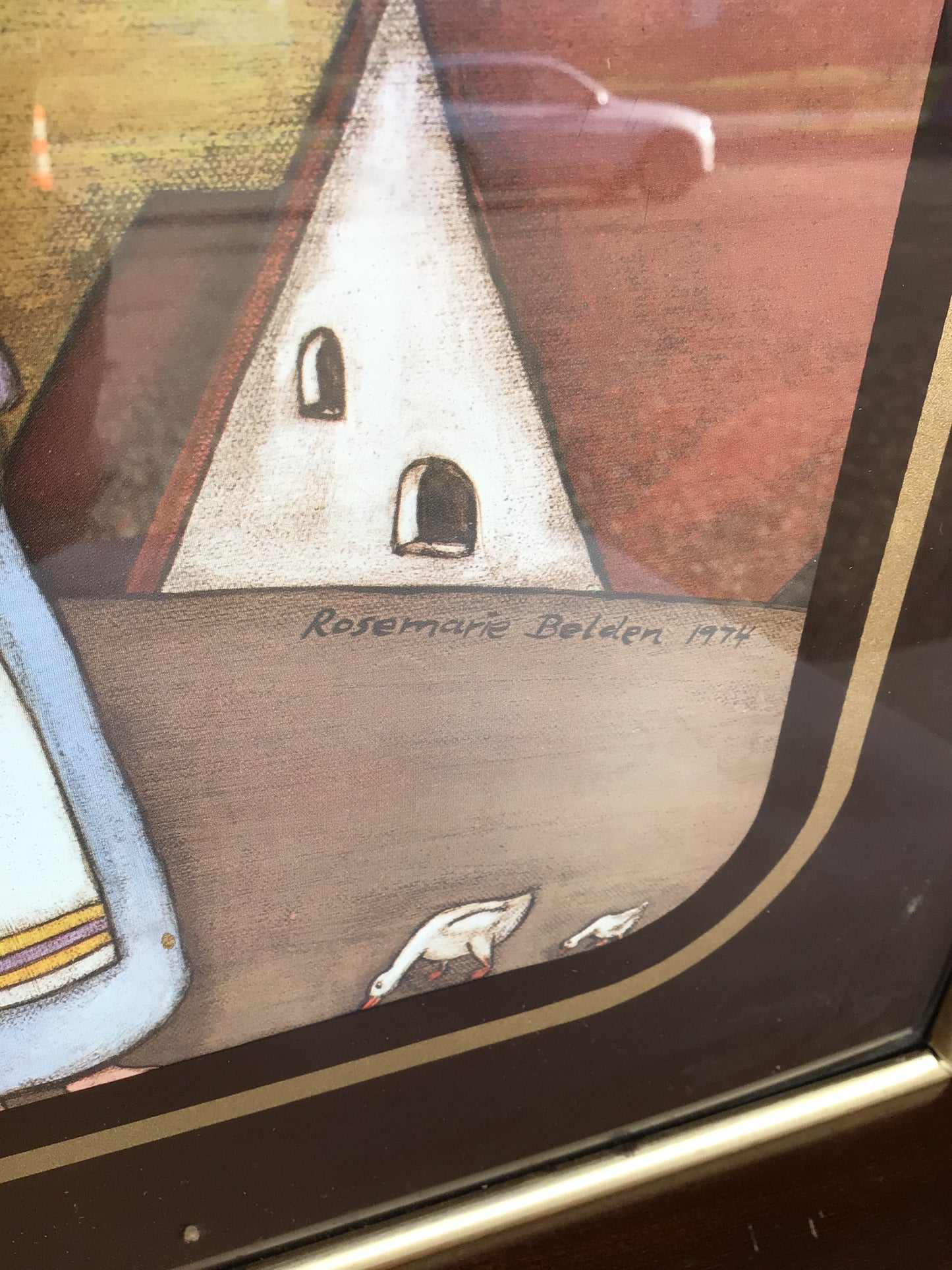 “ Sunday Morning” Lithograph by Rosemarie Belden