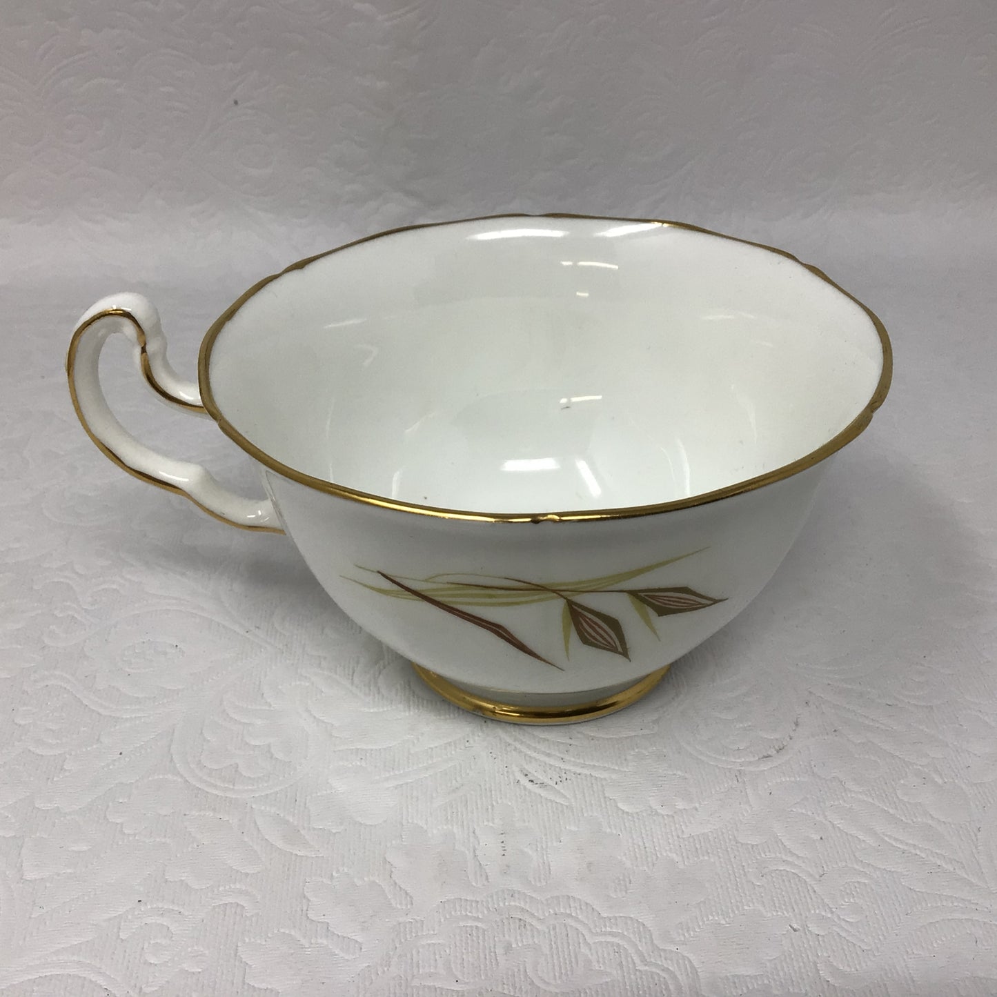 “Golden Horizon” by Northumbria Creamer, Sugar, and Teacup Set of 3