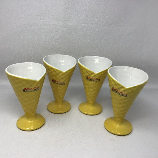 Set of Four Maxwell Williams Parfait Glasses