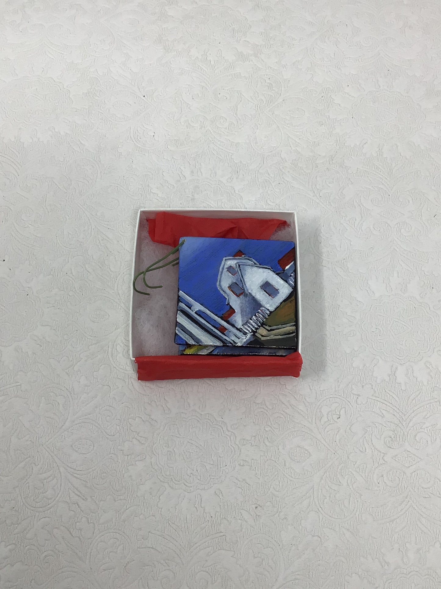 Seaside Miniature Paintings by Sally O’Grady, Set of 2
