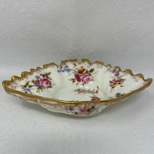 Floral Shell Trinket Dish