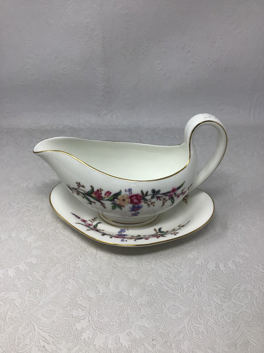 Wedgwood Devon Sprays Gravy Boat