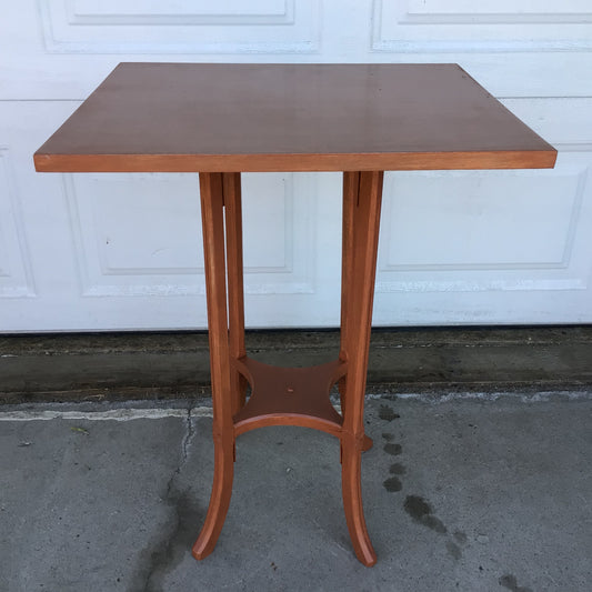 Rust Orange Side Table