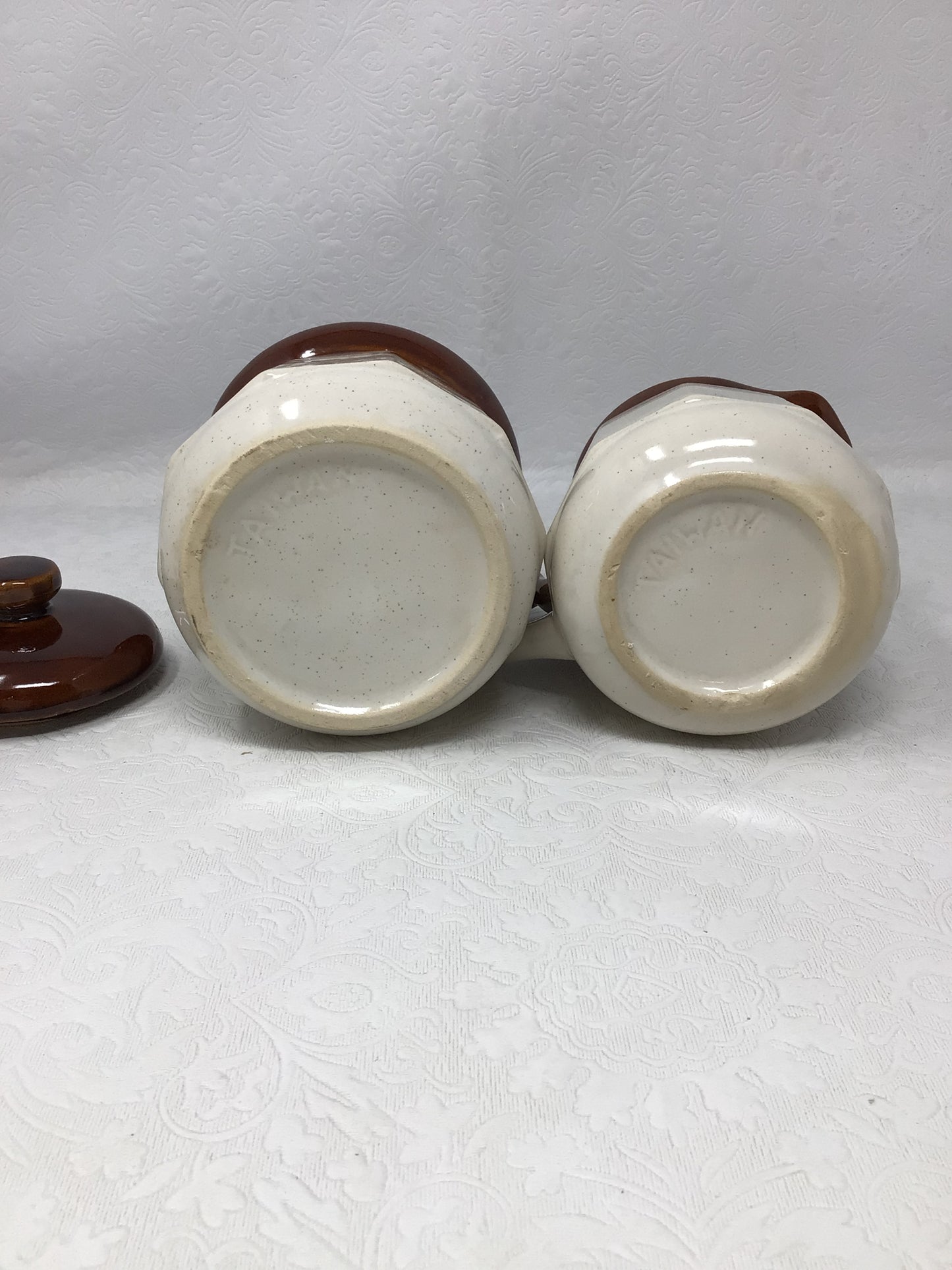 Brown Dip Pottery Tea Set