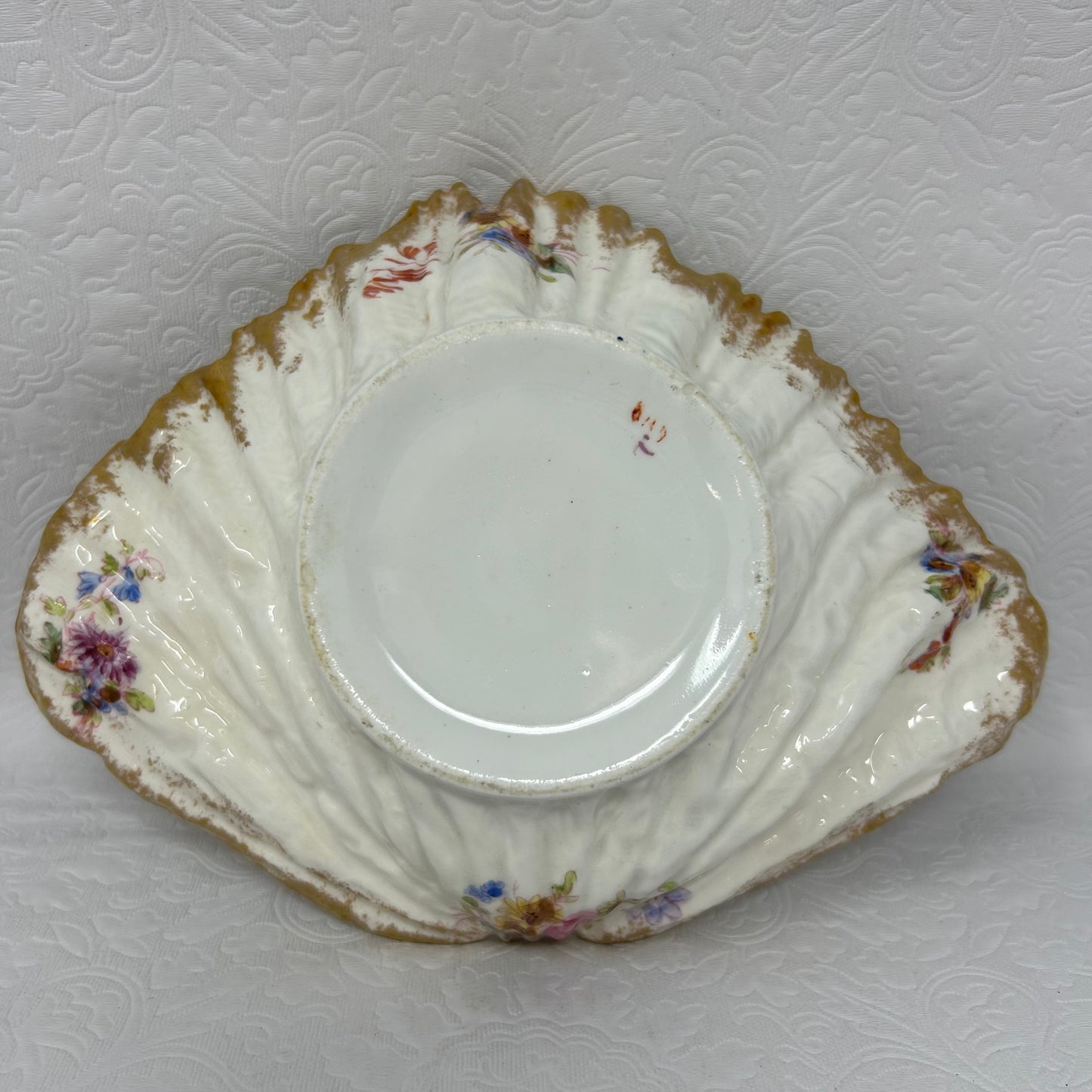 Floral Shell Trinket Dish