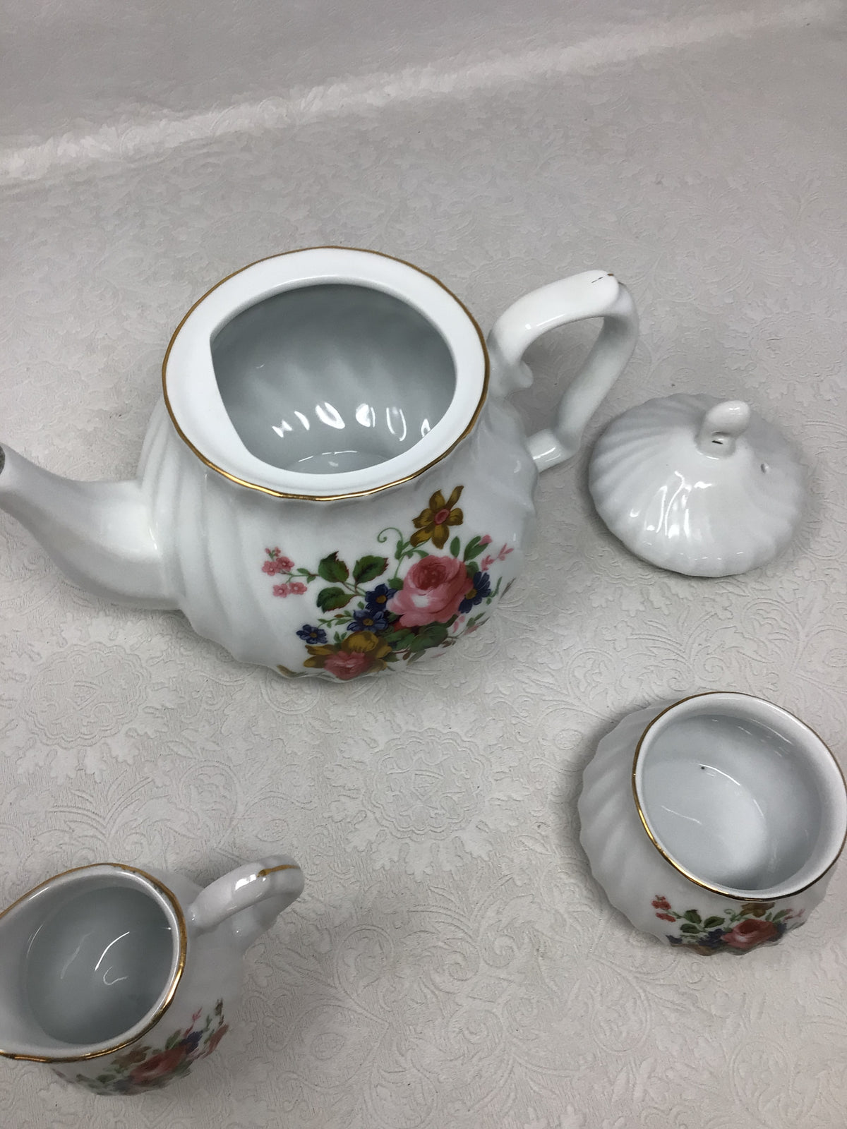 Vintage Royal Oak Ceramic Tea Set