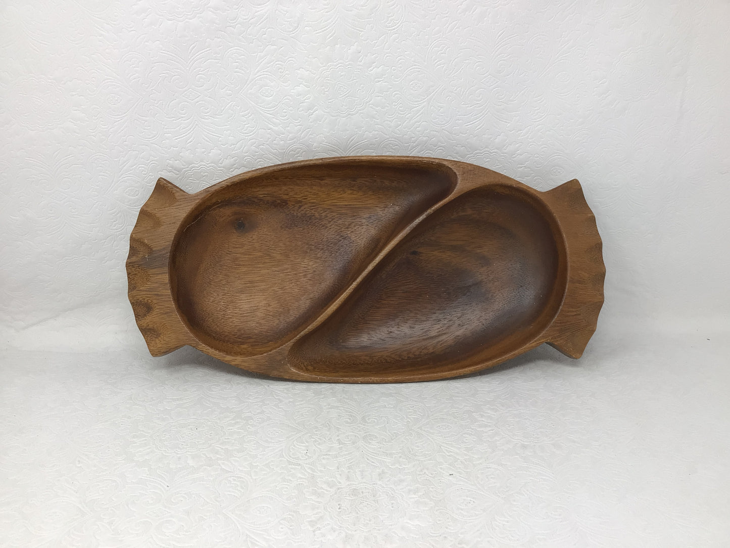 Leilani Tropical Monkey-Pod Wood Sectioned Serving Dish