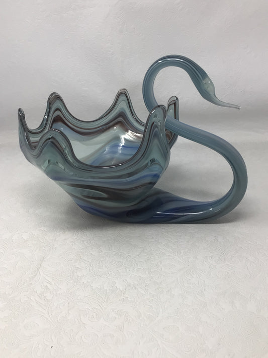 Blue Swan Art Glass
