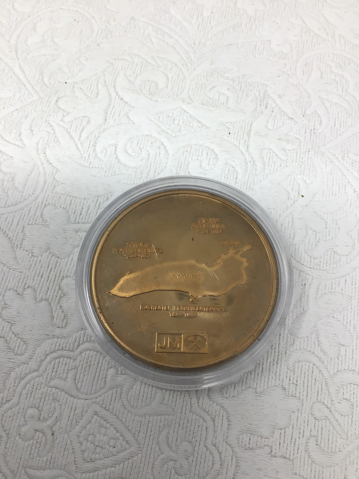 1984 Johnson Matthey Lake Ontario Tall Ships Rendezvous Collectors Coin